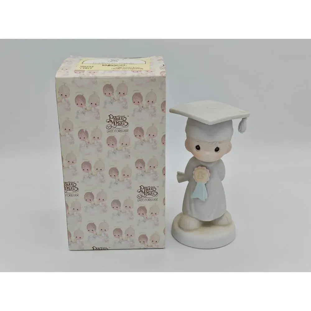 Precious Moments God Bless You Graduate Figurine 106194 Enesco‎ 1986 Collectible